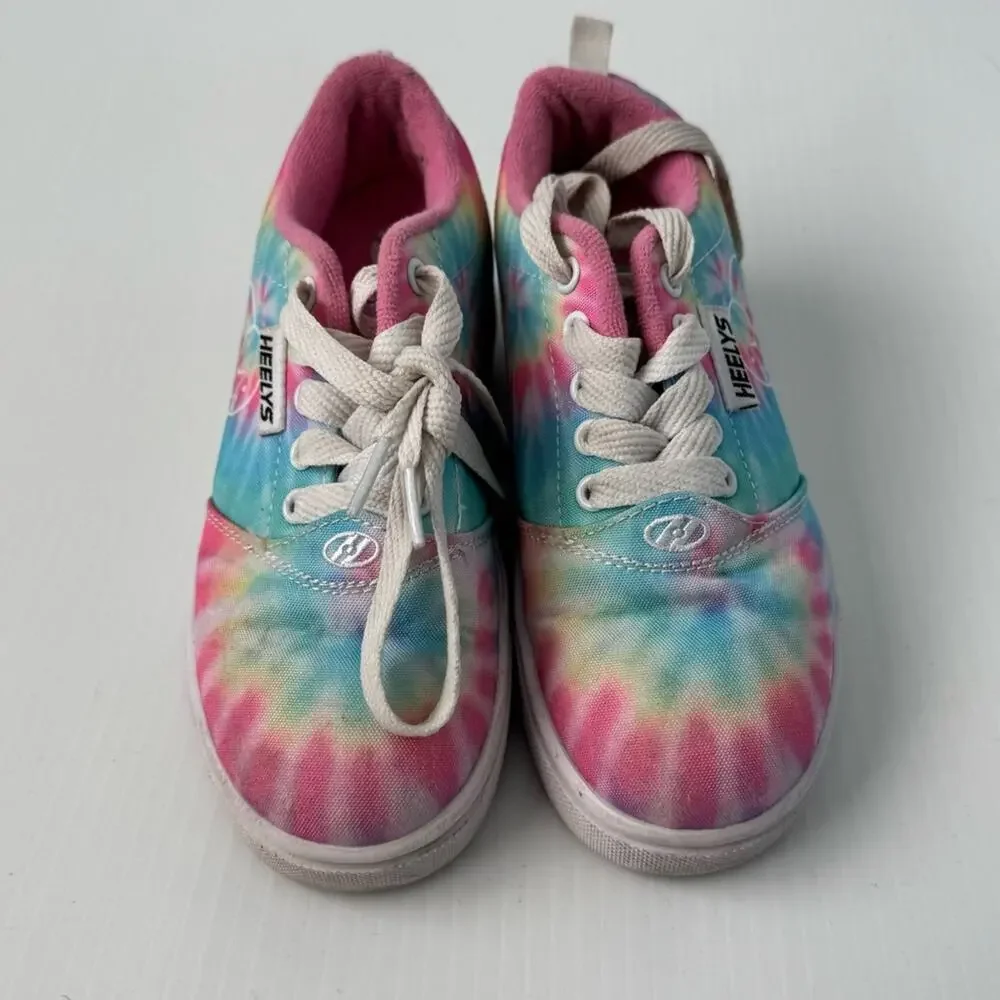Heelys Kids Tie-Dye Pink Blue Sneakers